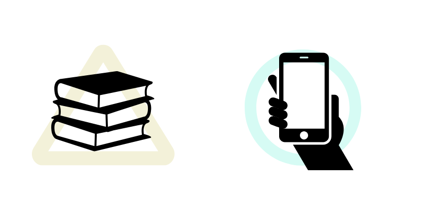 紙の本よりもスマホアプリ
