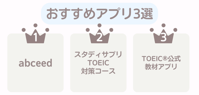 おすすめのTOEIC対策アプリ3選